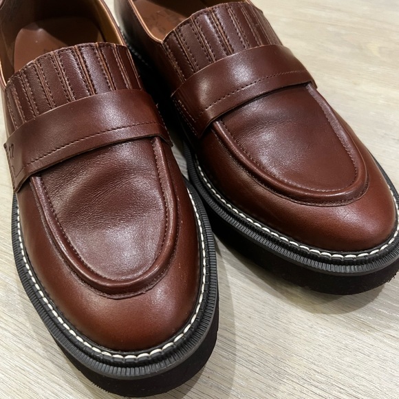 Naturalizer Shauna Brown Leather Loafers - Picture 8 of 9